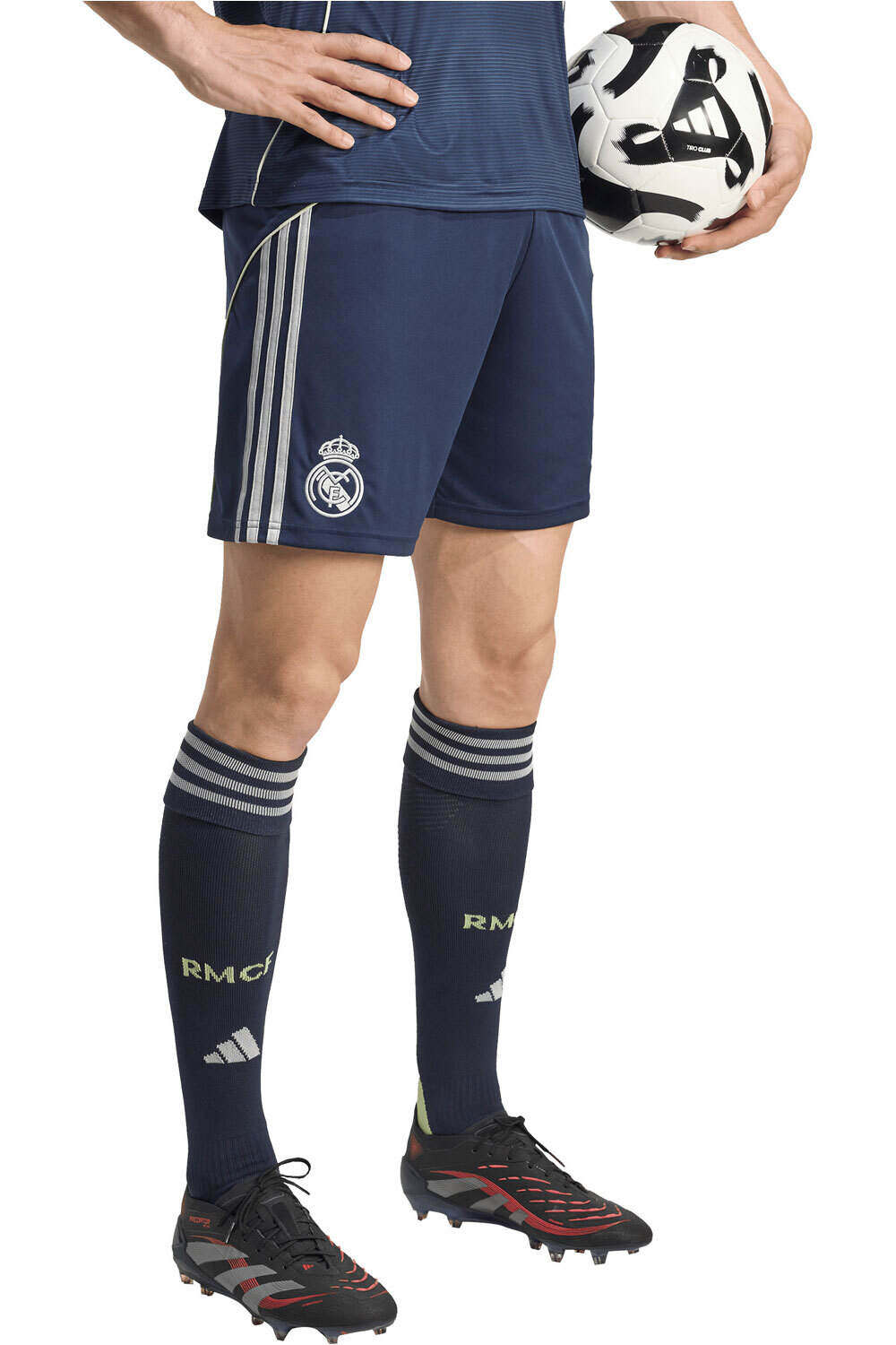 adidas pantalones fútbol oficiales R.MADRID 26 A SHO vista detalle