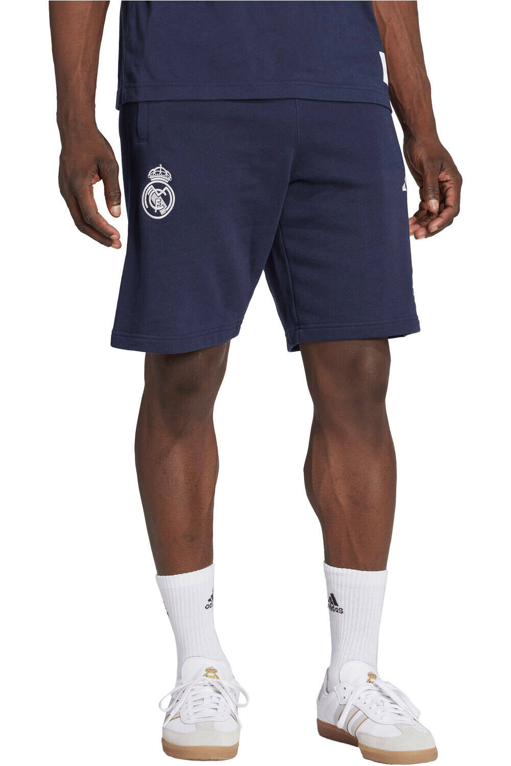 adidas pantalones fútbol oficiales R.MADRID 26 US SHO vista frontal