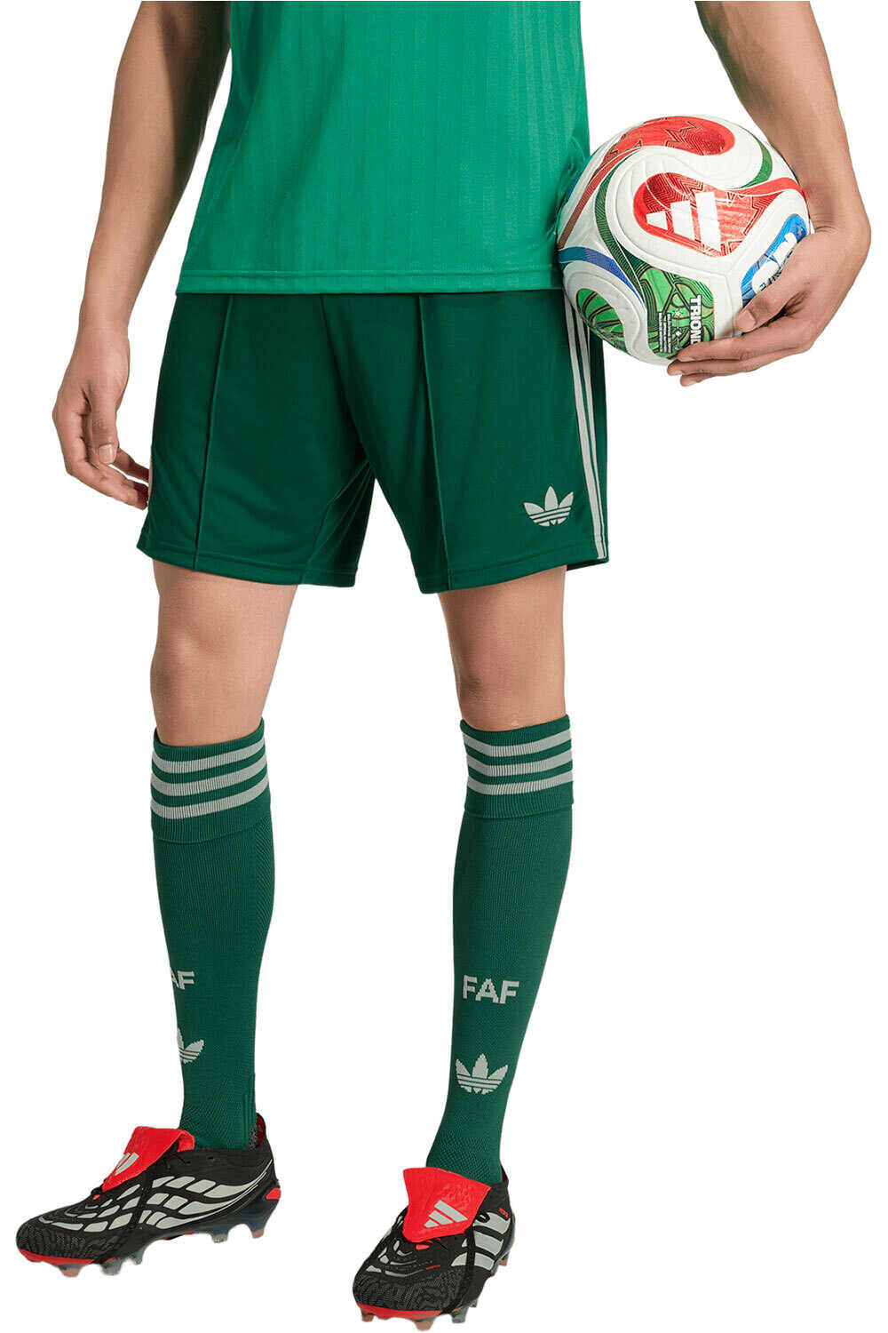 adidas pantalones fútbol oficiales SEGUNDA EQUIPACIN ARGELIA 26 vista frontal