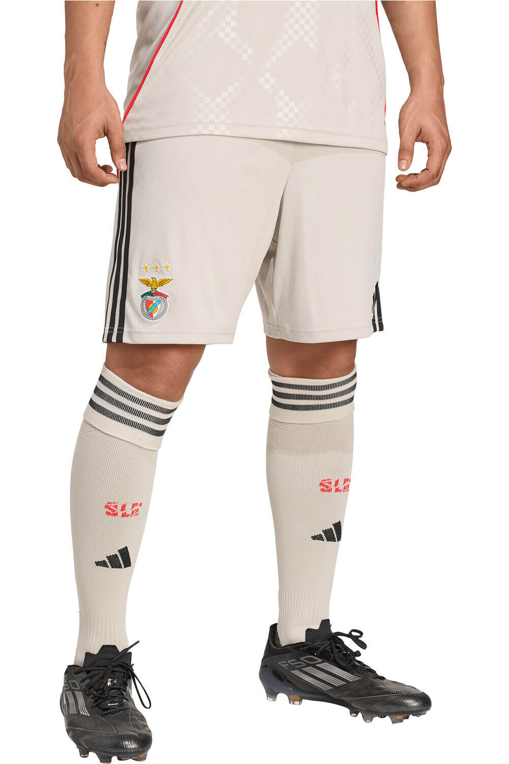 adidas pantalones fútbol oficiales SEGUNDA EQUIPACIN BENFICA 25/26 vista frontal