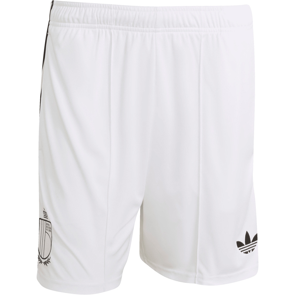 adidas pantalones fútbol oficiales SEGUNDA EQUIPACION BELGICA 26 vista frontal