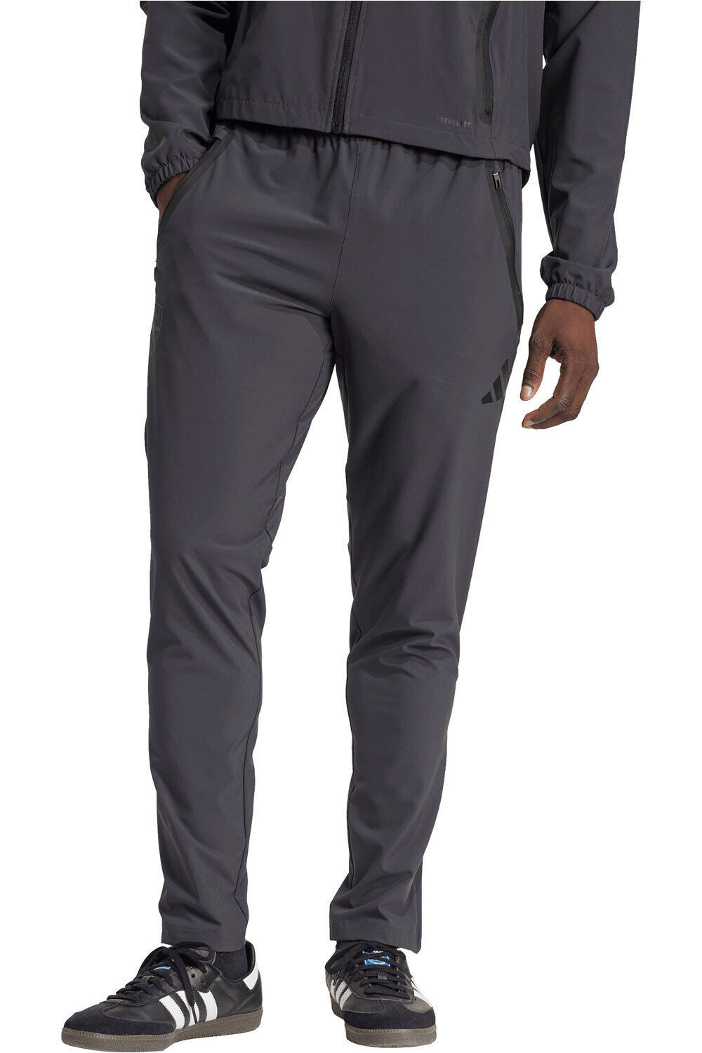 adidas pantalones largos futbol ARSENAL FC TIRO25 COMPETITION VIS TECH TRAVEL vista frontal