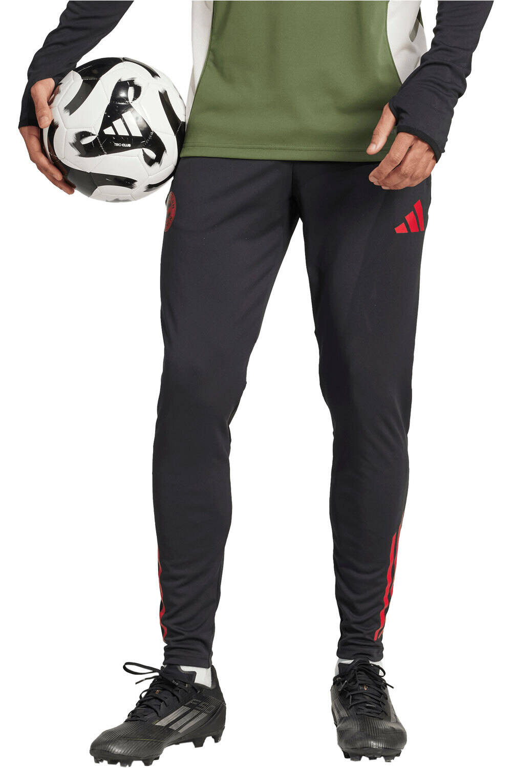 adidas pantalones largos futbol B.MUNICH 26 EU TR PNT vista frontal