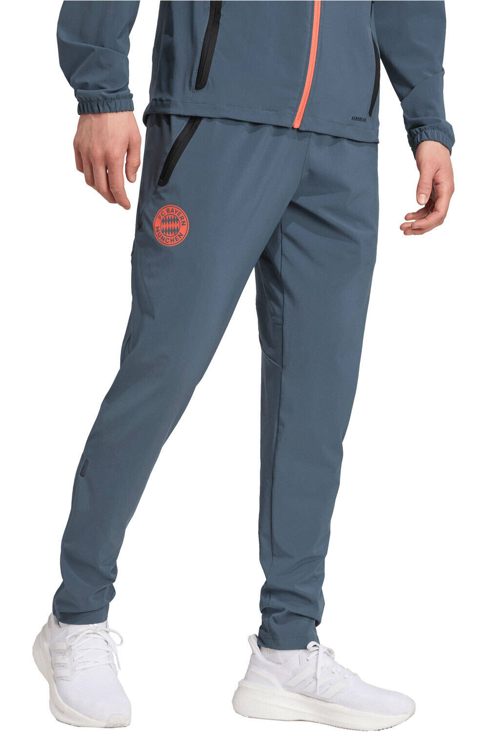 adidas pantalones largos futbol FC BAYERN TIRO25 COMPETITION vista frontal