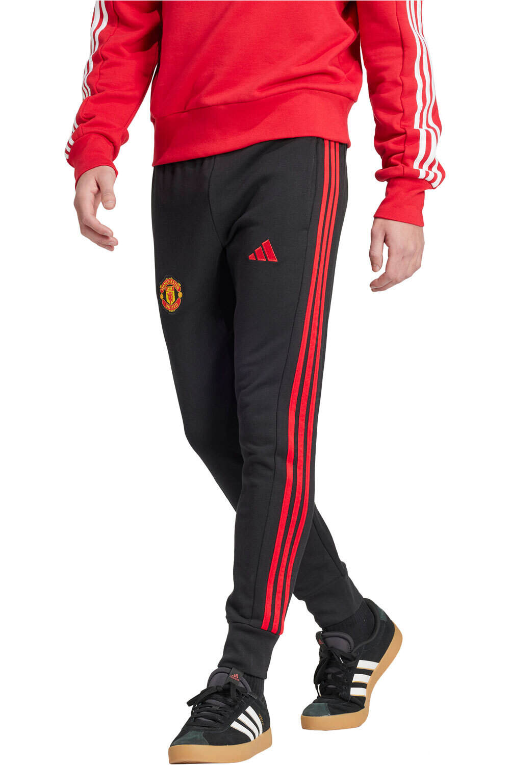 adidas pantalones largos futbol MANCHESTER UNITED DNA vista frontal