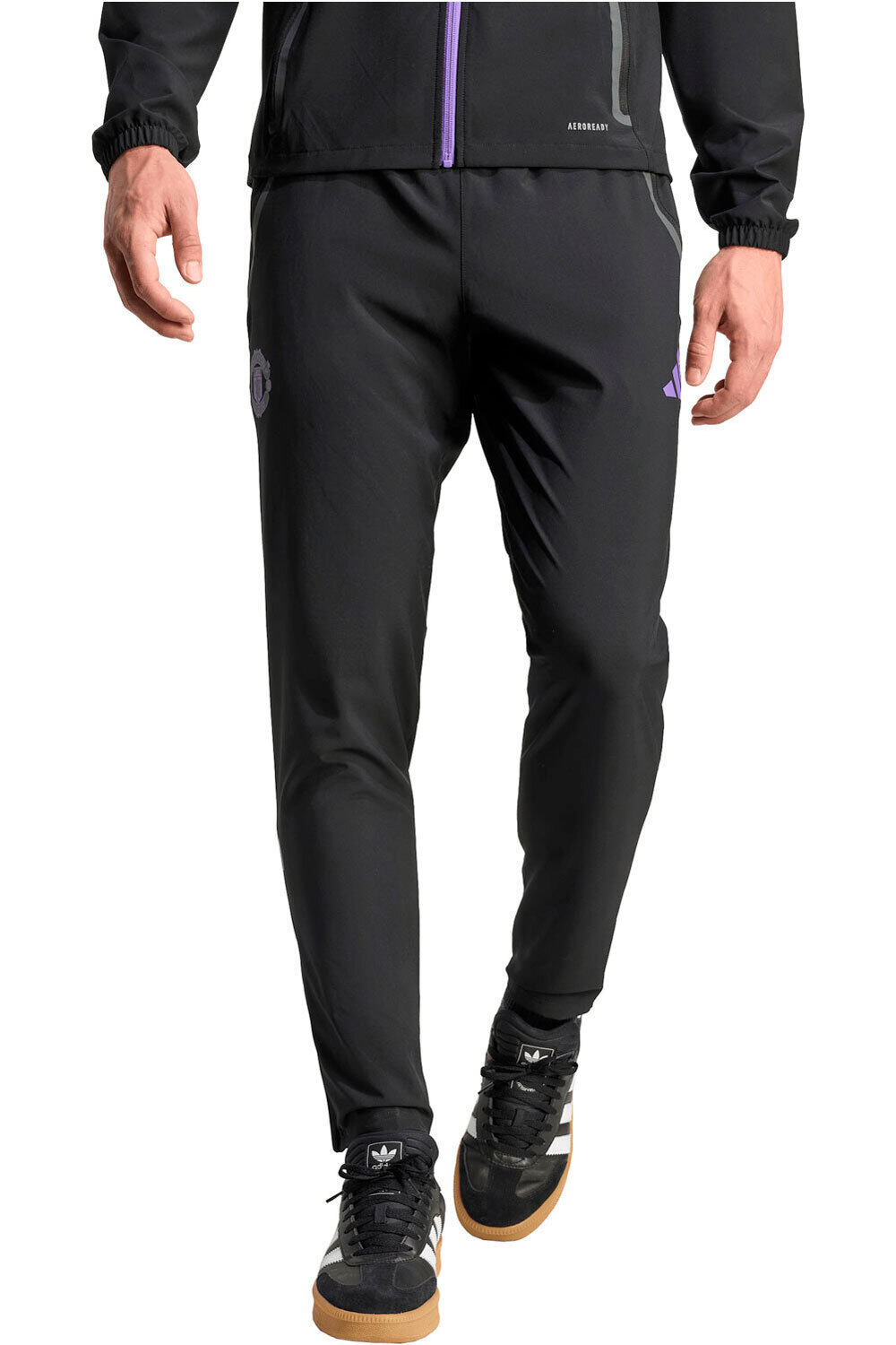 adidas pantalones largos futbol MANCHESTER UNITED TIRO25 COMPETITION vista frontal