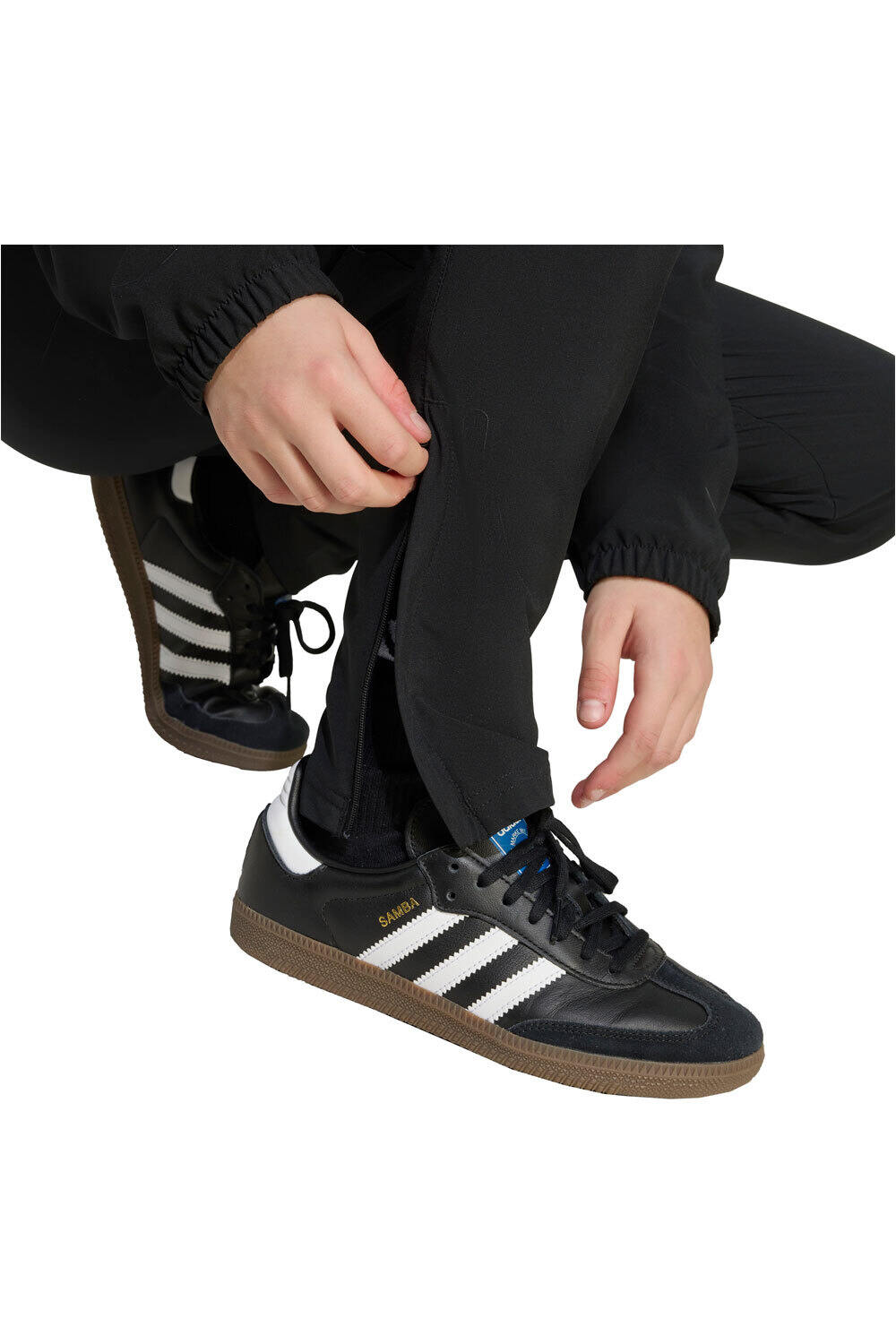 adidas pantalones largos futbol niño JUVENTUS TIRO 25 COMPETITION vista detalle