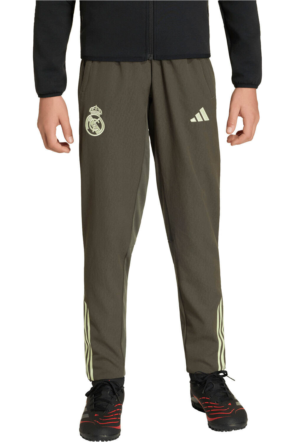 adidas pantalones largos futbol niño REAL MADRID TIRO 25 COMPET PRESENT vista frontal