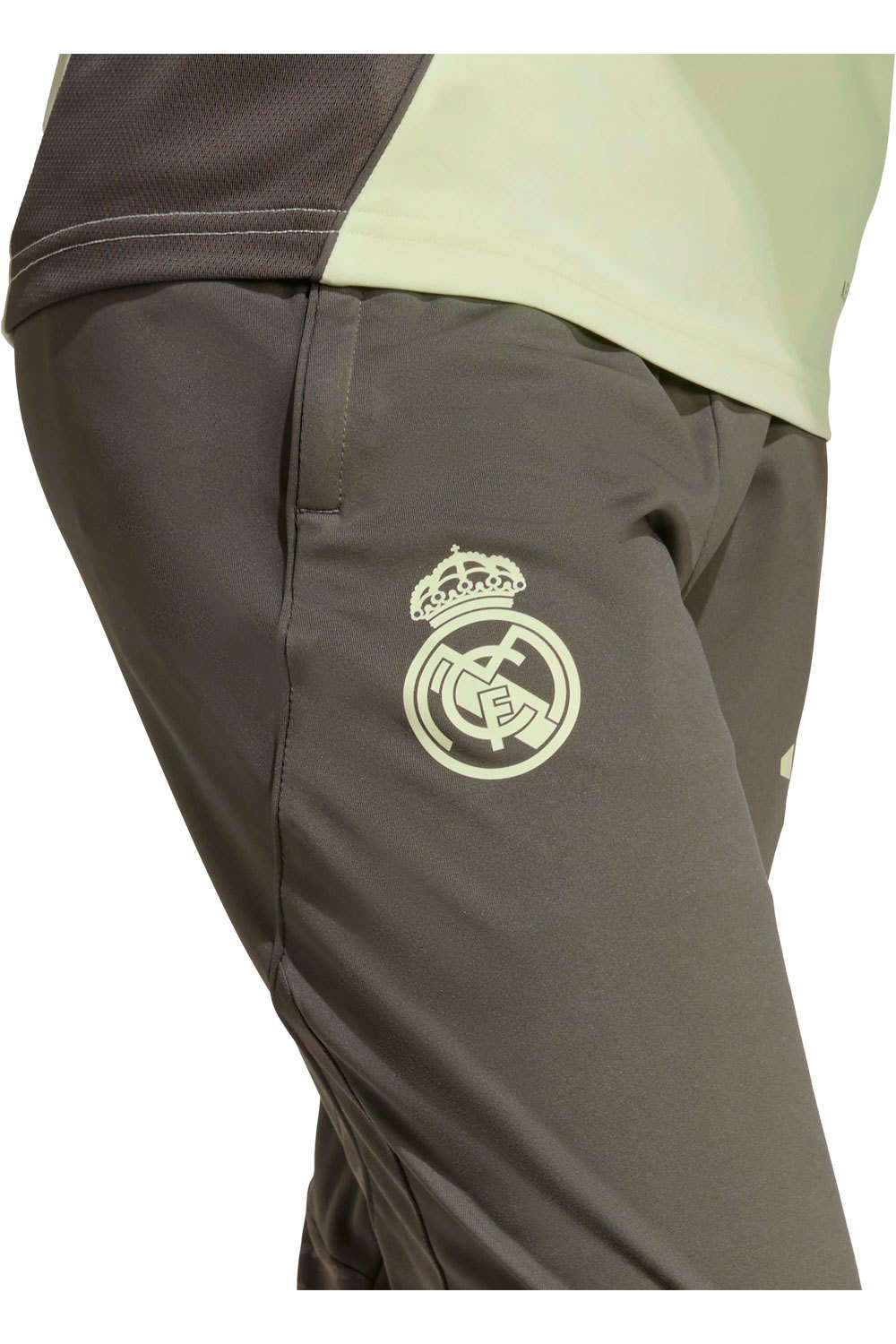 adidas pantalones largos futbol niño R.MADRID 25 PRE PNT Y VE vista detalle