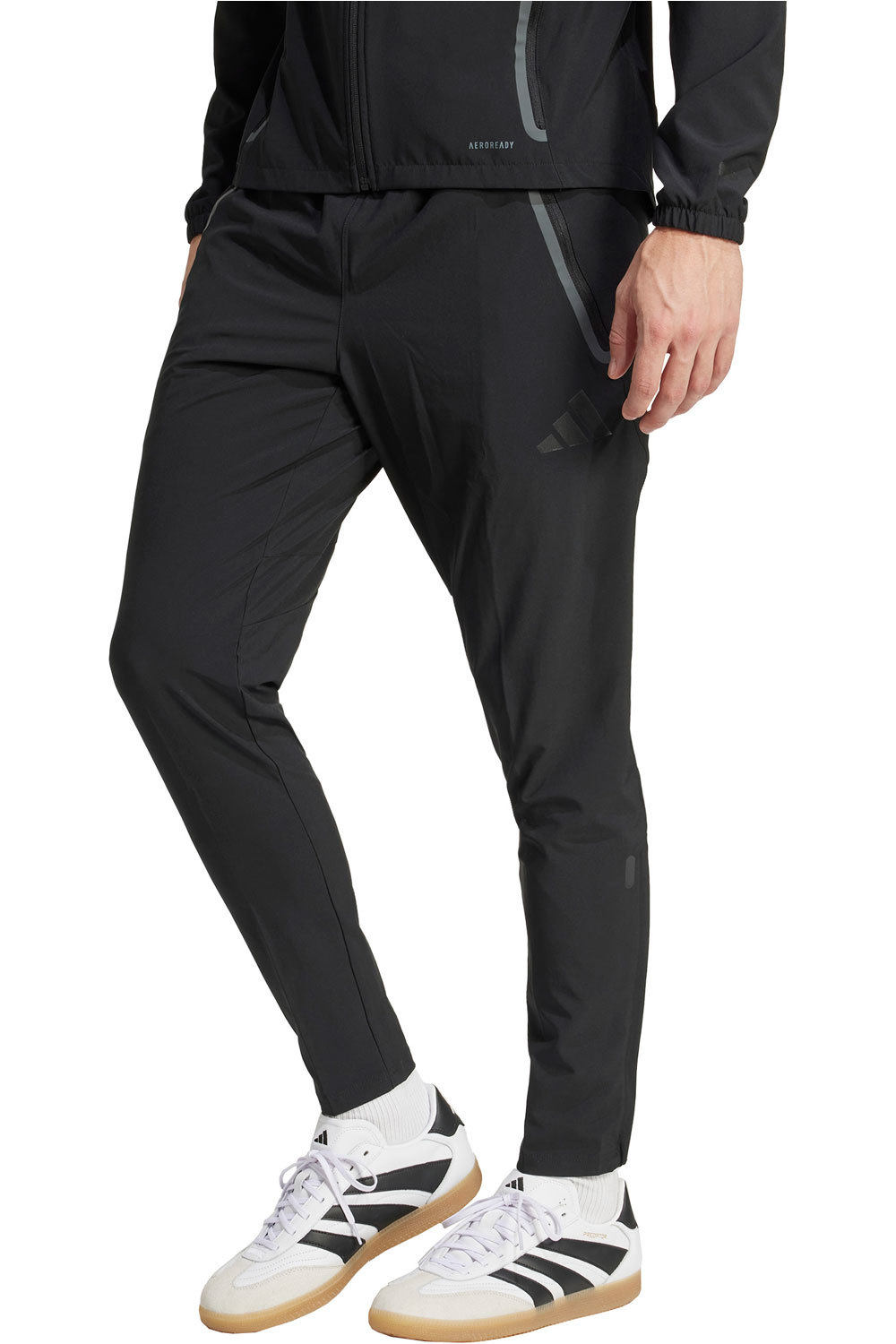 adidas pantalones largos futbol Real Madrid Tiro 25 Competition vista frontal