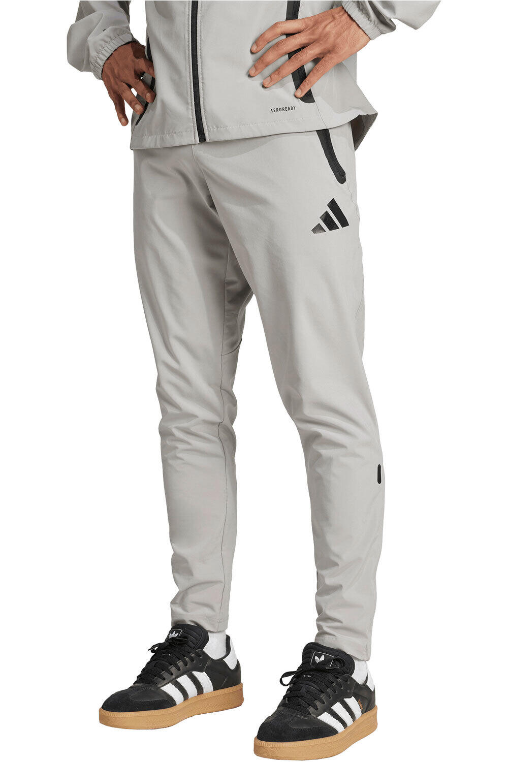 adidas pantalones largos futbol REAL MADRID TIRO 25 COMPETITION vista frontal