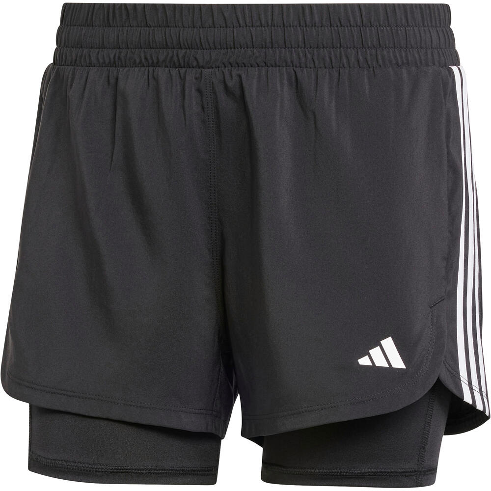 adidas pantalones y mallas cortas fitness mujer 2-IN-1 PACER 04