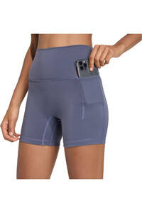 adidas pantalones y mallas cortas fitness mujer 3 STRIPES STUDIO ALL ME vista detalle