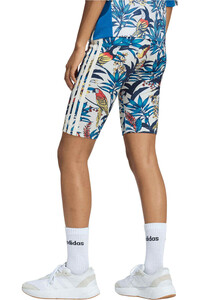adidas pantalones y mallas cortas fitness mujer CICLISMO ADIDAS X FARM RIO vista trasera