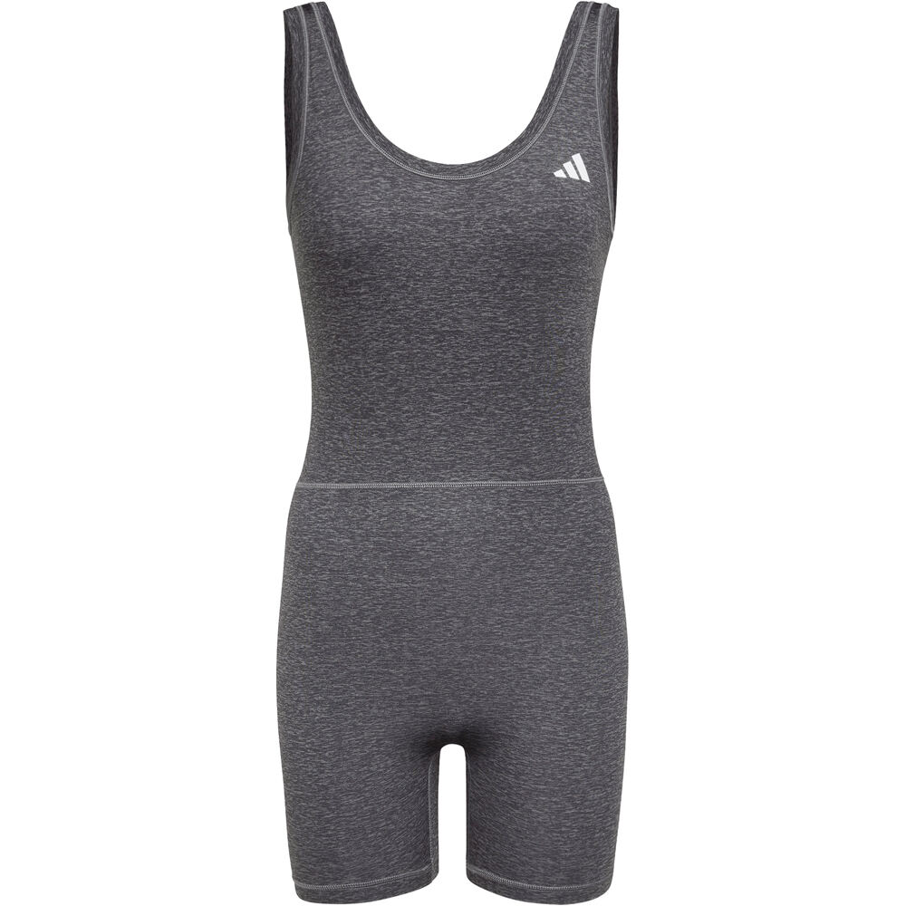 adidas pantalones y mallas cortas fitness mujer MONO OPTIME ESSENTIALS HEATHER 04