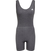 adidas pantalones y mallas cortas fitness mujer MONO OPTIME ESSENTIALS HEATHER 04