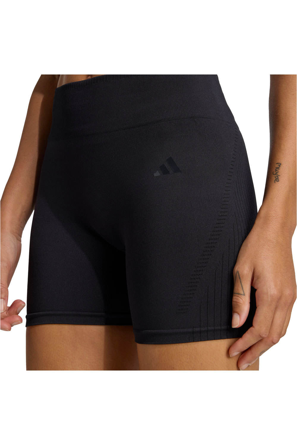 adidas pantalones y mallas cortas fitness mujer _M_WE KNIT 4IN SH 03