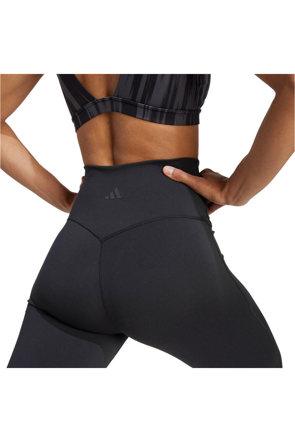 adidas pantalones y mallas largas fitness mujer 7/8 ALL ME SCULPT vista detalle