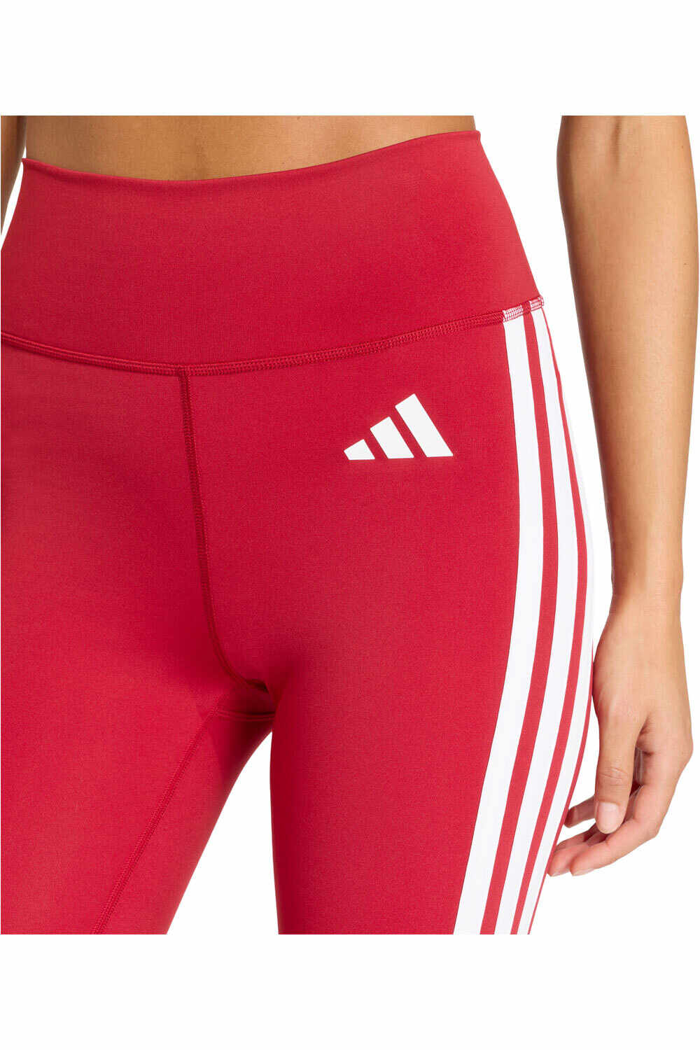 adidas pantalones y mallas largas fitness mujer 7/8 OPTIM ESSENTIALS 3 STRIPES vista detalle