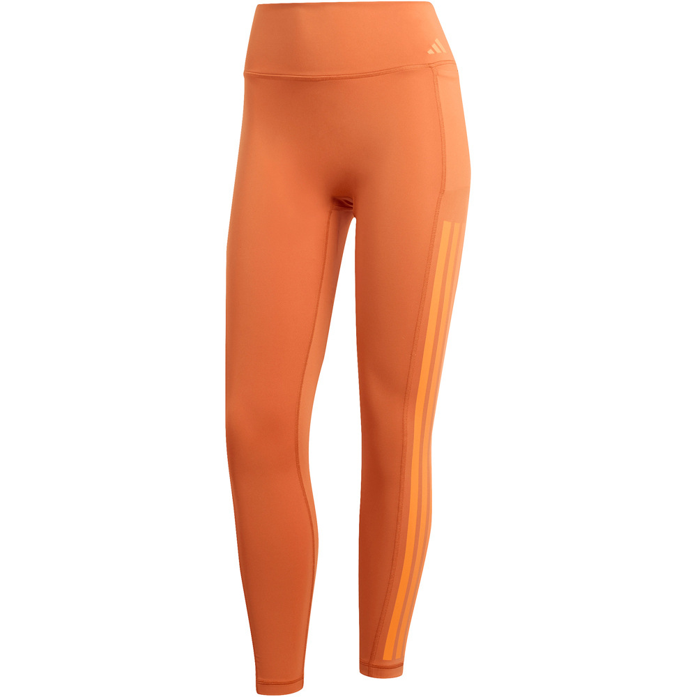 adidas pantalones y mallas largas fitness mujer 7/8 OPTIME 3 STRIPES 04