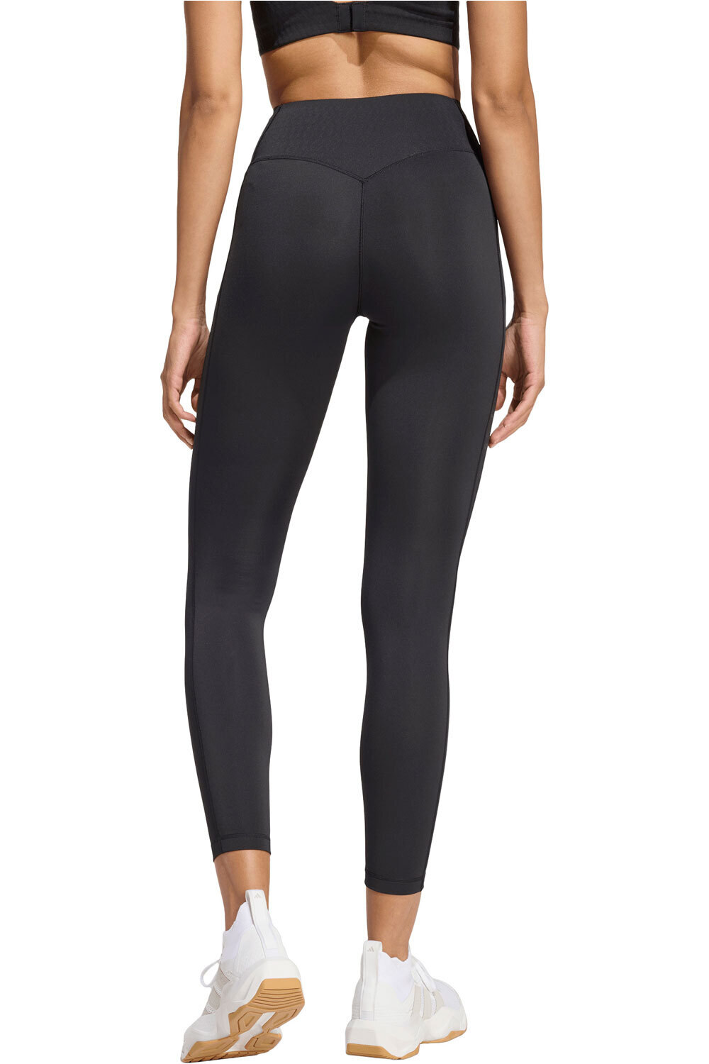 adidas pantalones y mallas largas fitness mujer 7/8 OPTIME POWER vista trasera