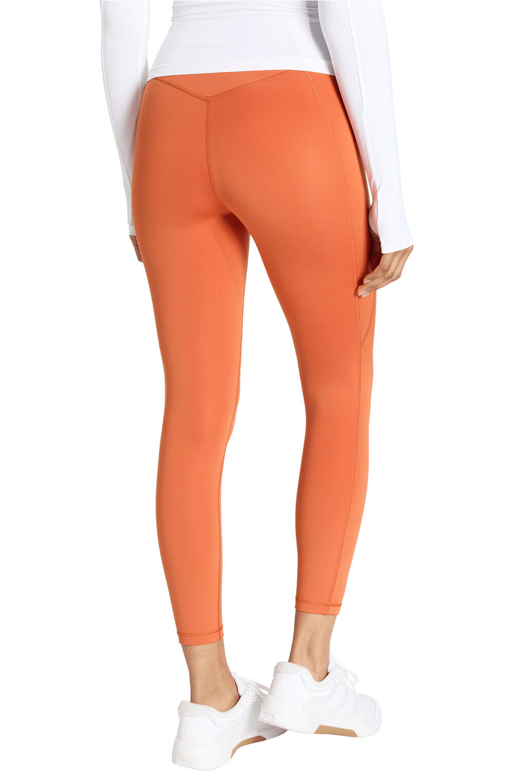 adidas pantalones y mallas largas fitness mujer ESSENTIALS NO FRONT RISE SEAM 7/8 vista trasera