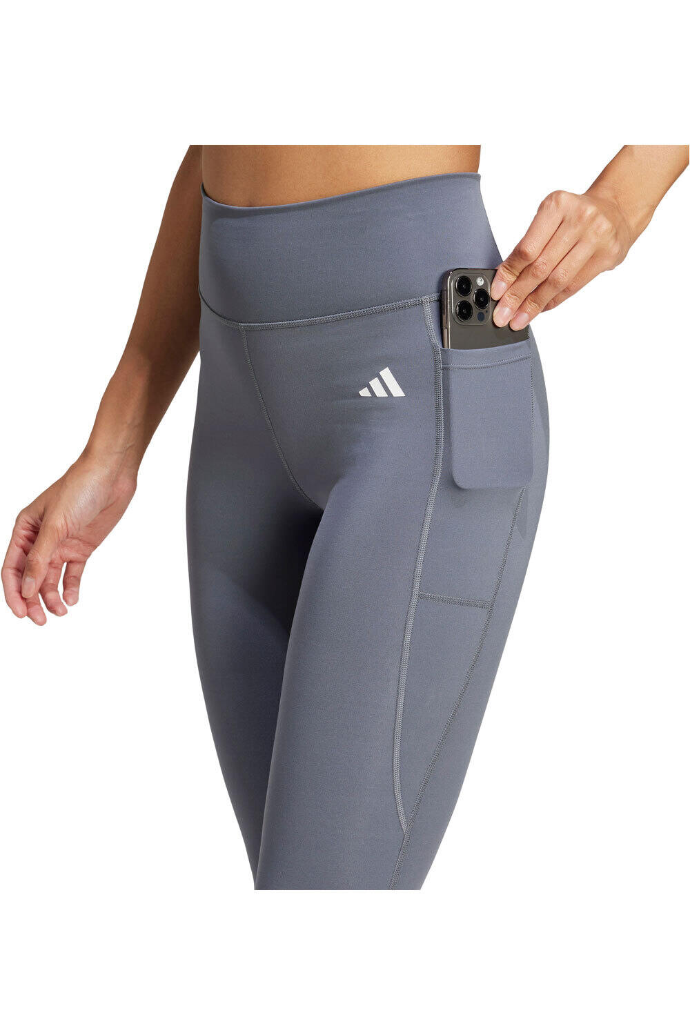 adidas pantalones y mallas largas fitness mujer ESSENTIALS STASH POCKET FULL-LENGTH vista detalle