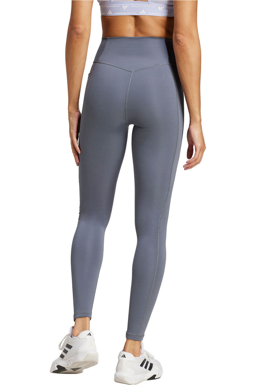 adidas pantalones y mallas largas fitness mujer ESSENTIALS STASH POCKET FULL-LENGTH vista trasera