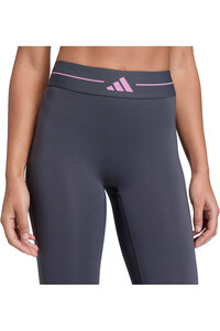 adidas pantalones y mallas largas fitness mujer HYPERGLAM 3 BANDAS vista detalle