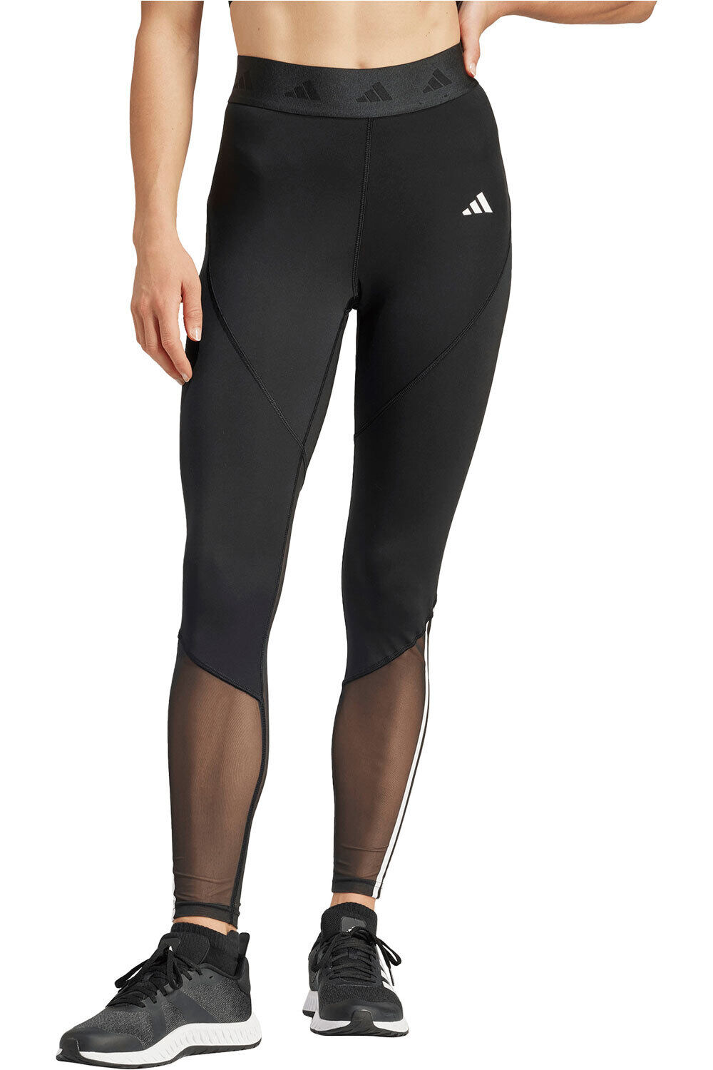 adidas pantalones y mallas largas fitness mujer HYPERGLAM vista frontal