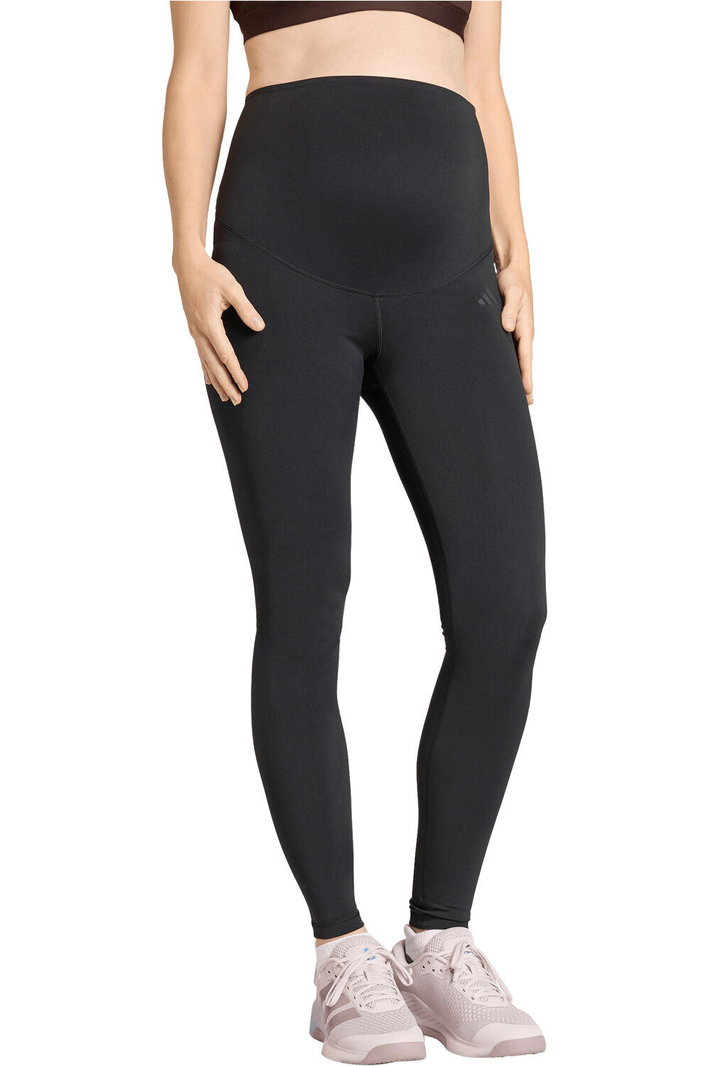 adidas pantalones y mallas largas fitness mujer MATERNIDAD OPTIME ESSENTIALS vista frontal