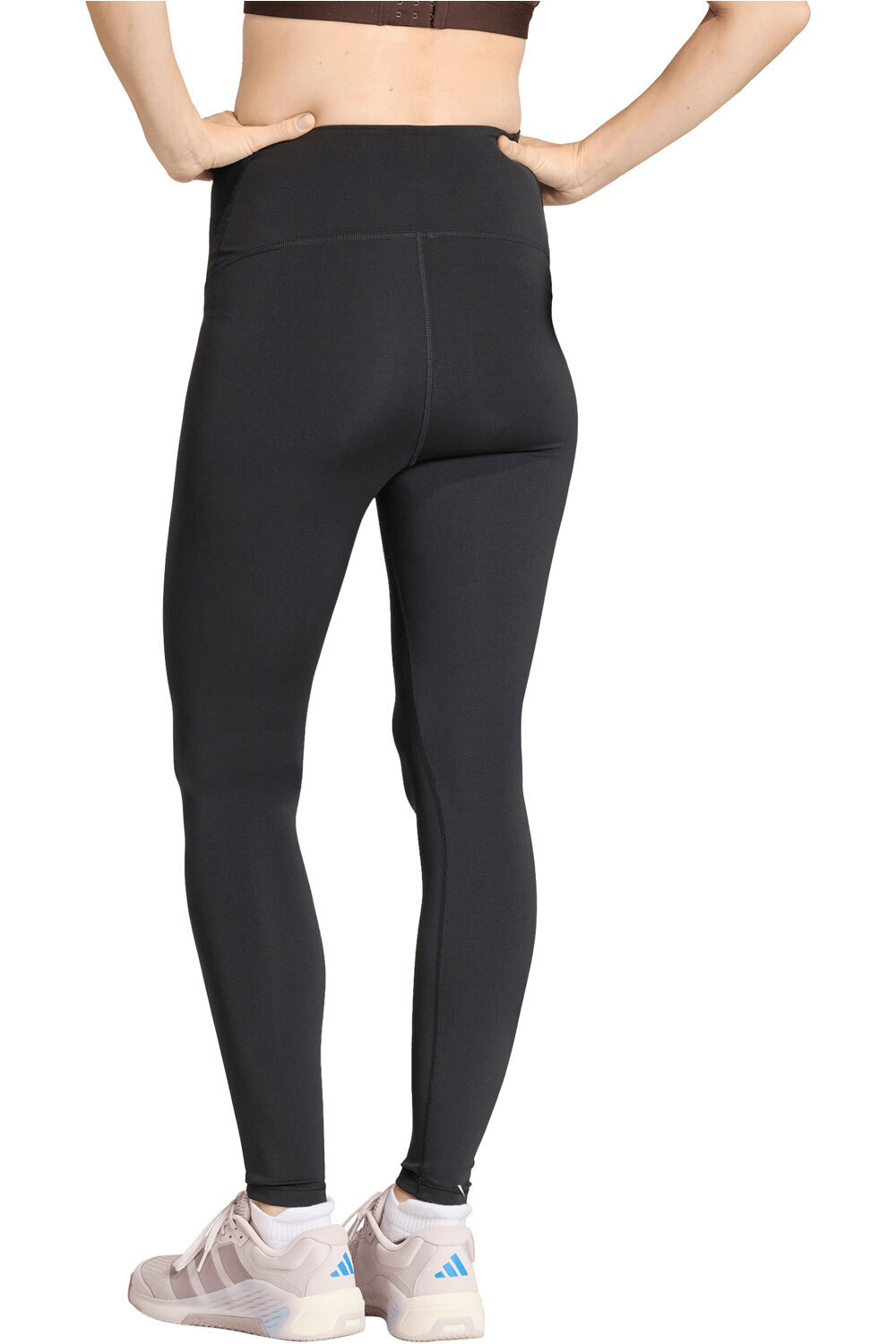 adidas pantalones y mallas largas fitness mujer MATERNIDAD OPTIME ESSENTIALS vista trasera