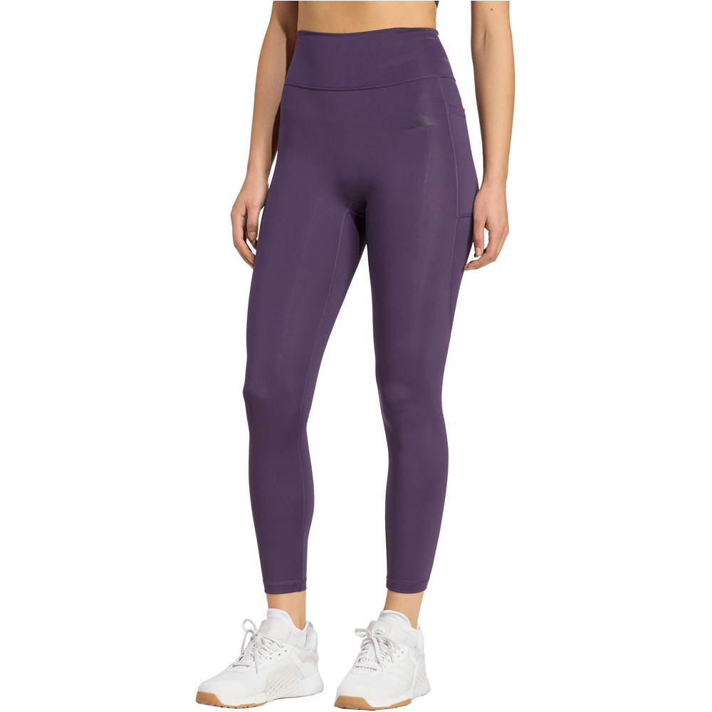 adidas pantalones y mallas largas fitness mujer OPT ESS NO SEAM vista frontal