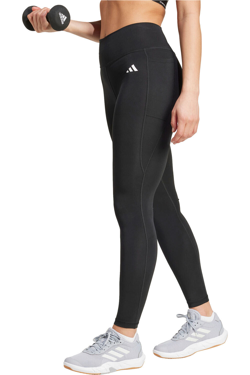 adidas pantalones y mallas largas fitness mujer OPT ESS ST 1/1 vista frontal
