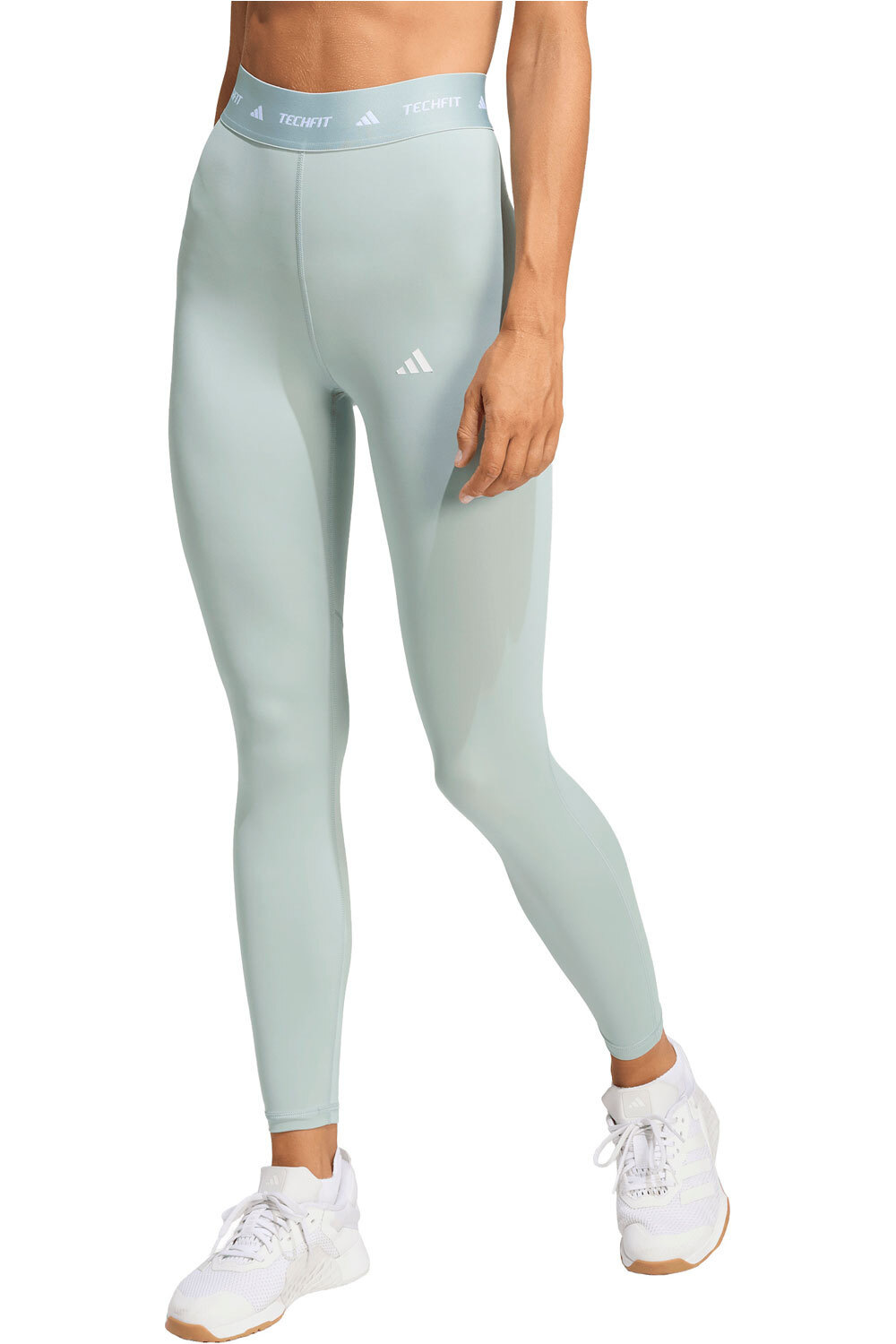 adidas pantalones y mallas largas fitness mujer TECHFIT 7/8 vista frontal