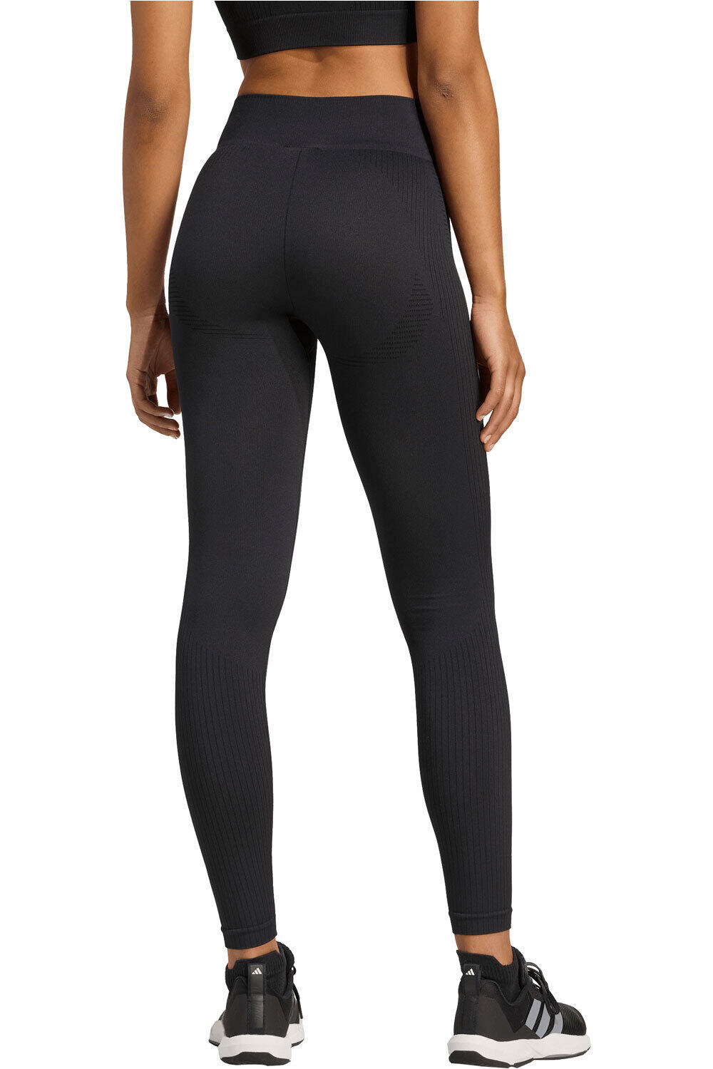 adidas pantalones y mallas largas fitness mujer WE KNIT 1/1 L vista trasera
