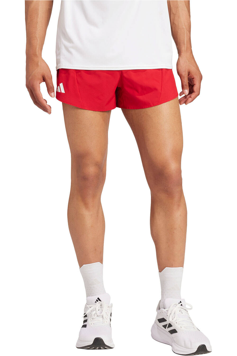 adidas pantaloneta técnica hombre ADIZERO E SPLIT vista frontal