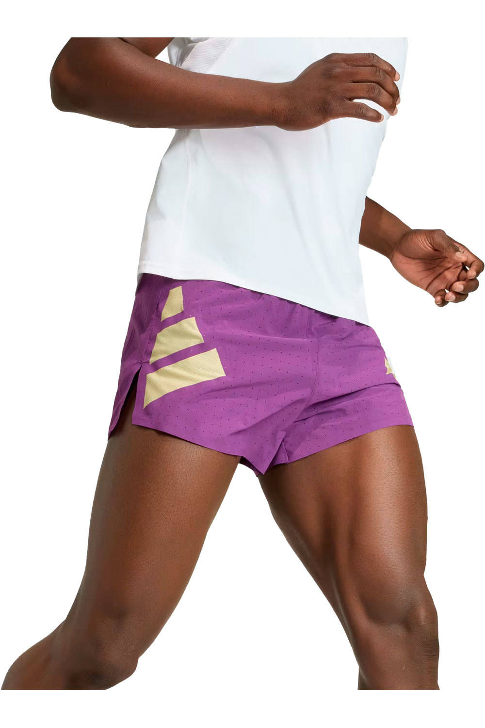 adidas pantaloneta técnica hombre ADIZERO ROAD TO RECORDS SPLIT vista detalle