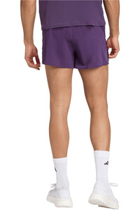 adidas pantaloneta técnica hombre ADIZERO RUNNING GEL POCKET vista trasera