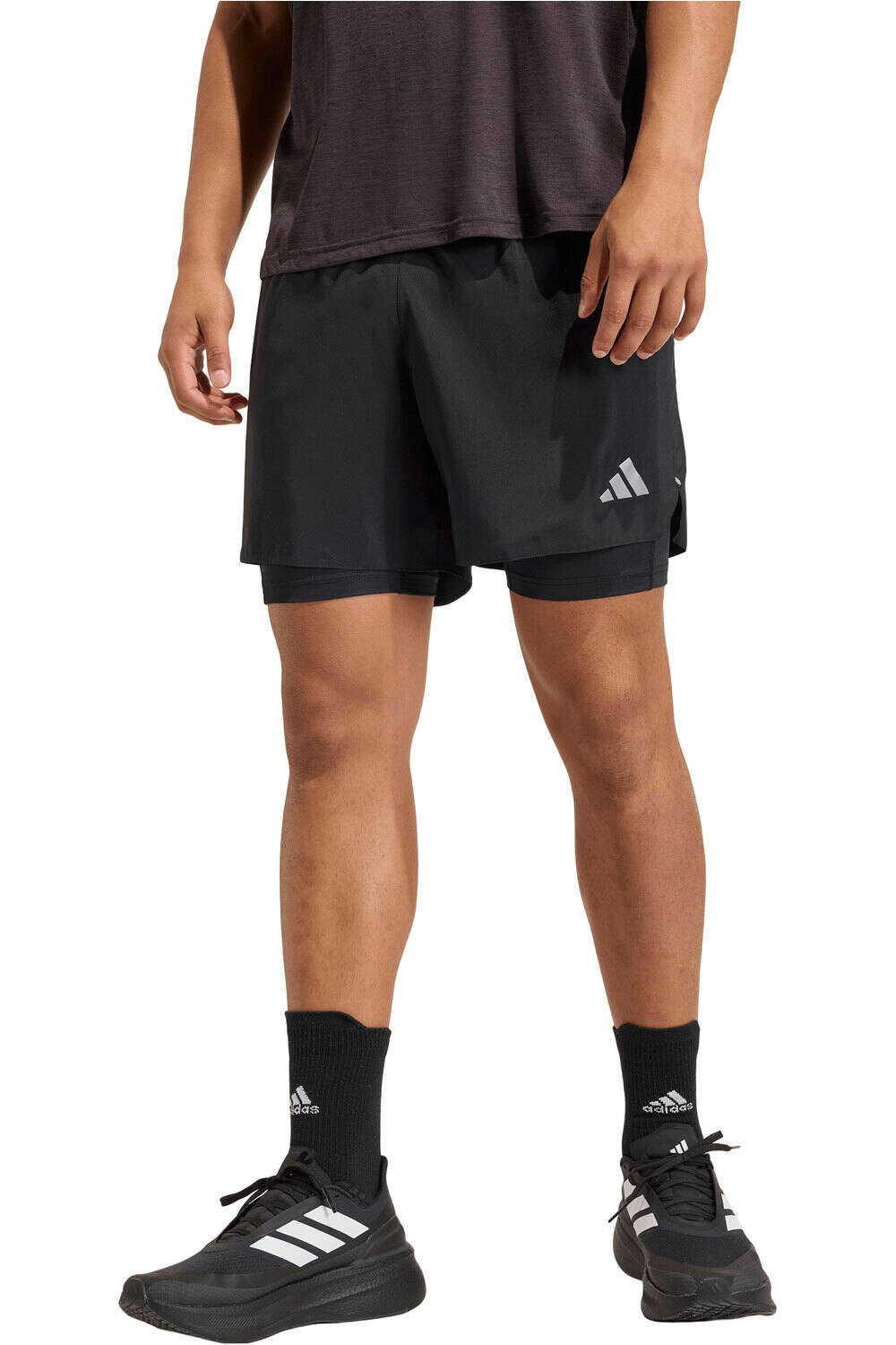 adidas pantaloneta técnica hombre Run Ess 21 S M vista frontal