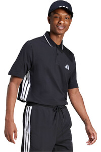 adidas polo manga corta hombre M 3S PQ PS vista detalle