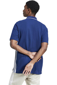 adidas polo manga corta hombre M 3S PQ PS vista trasera