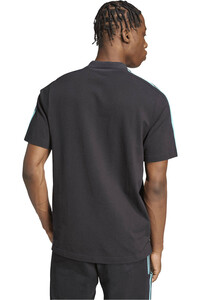 adidas polo manga corta hombre MERCEDES AMG PETRONAS DNA vista trasera