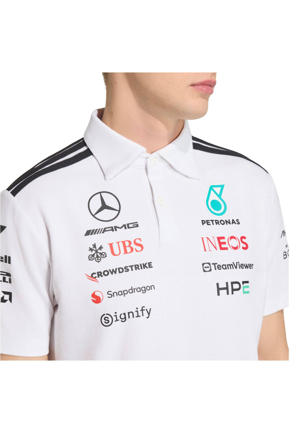 adidas polo manga corta hombre MERCEDES-AMG PETRONAS F1 ENGINEERS 03