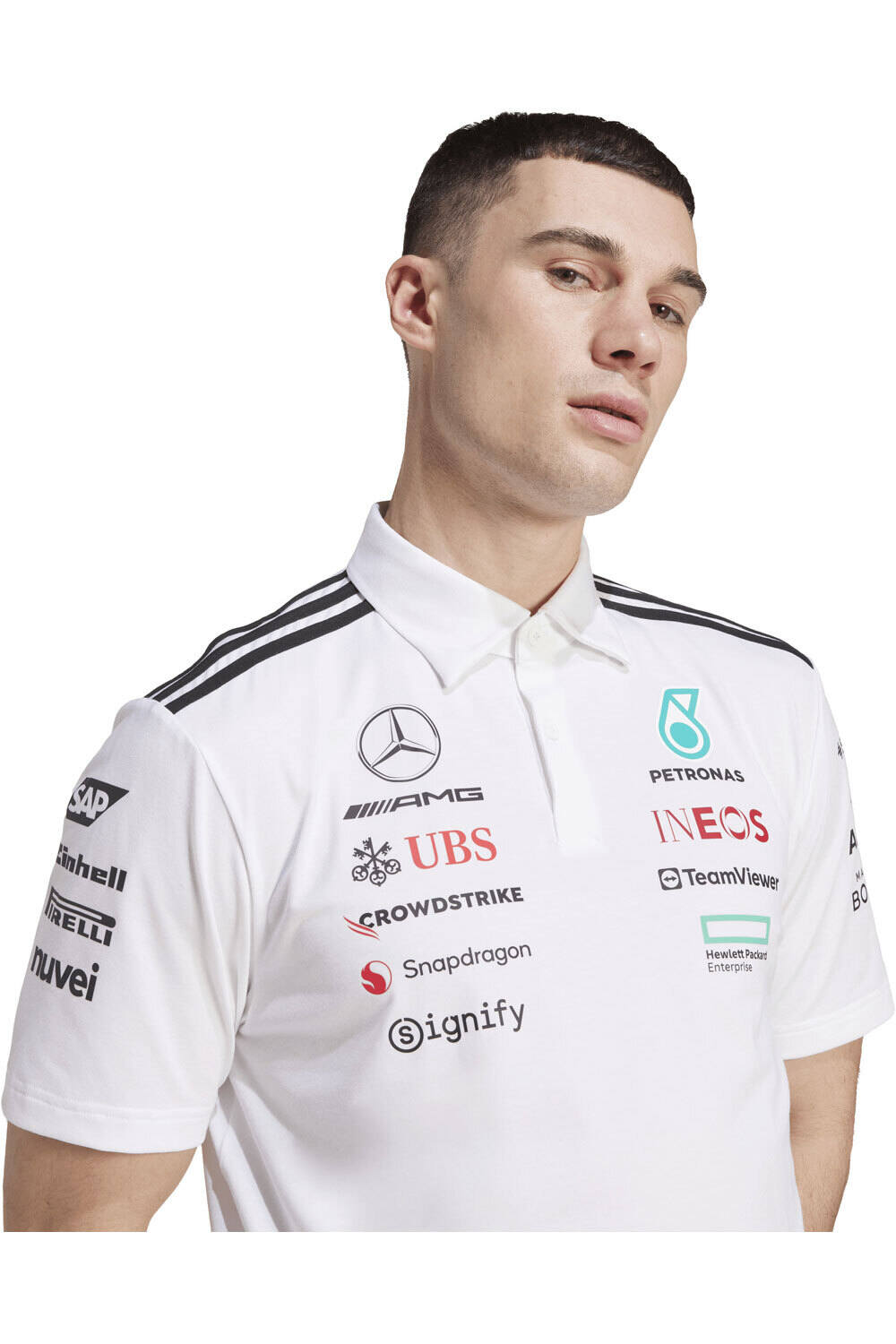 adidas polo manga corta hombre MERCEDES AMG PETRONAS F1 TEAM 03
