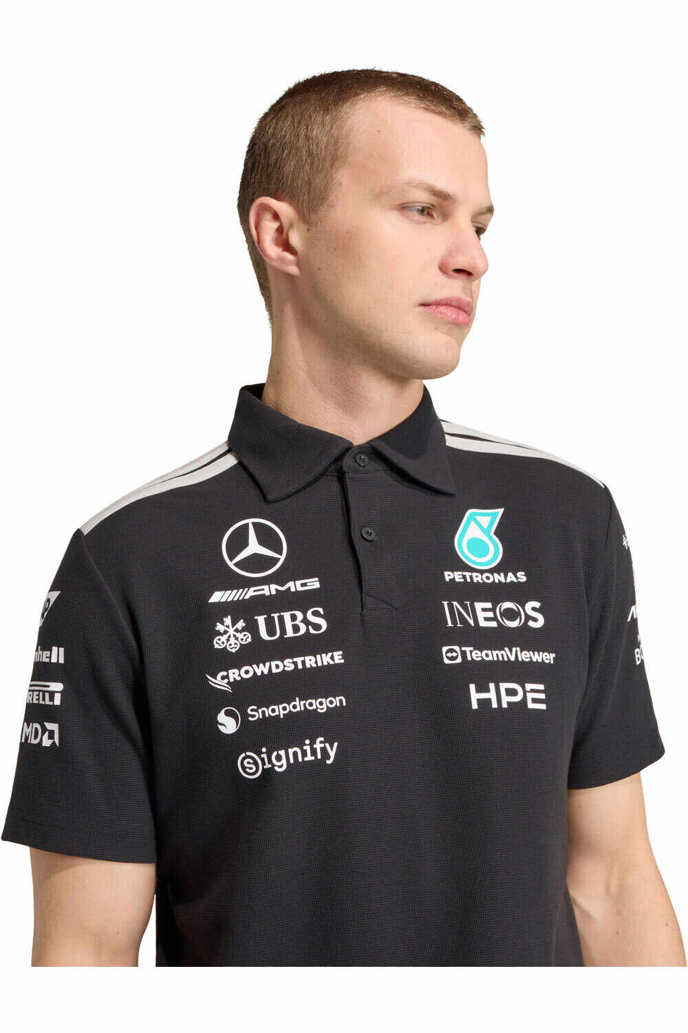 adidas polo manga corta hombre MERCEDES-AMG PETRONAS F1 TEAM 03