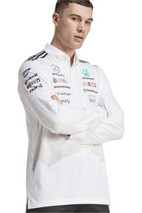 adidas polo manga corta hombre MERCEDES AMG PETRONAS F1 TEAM vista detalle