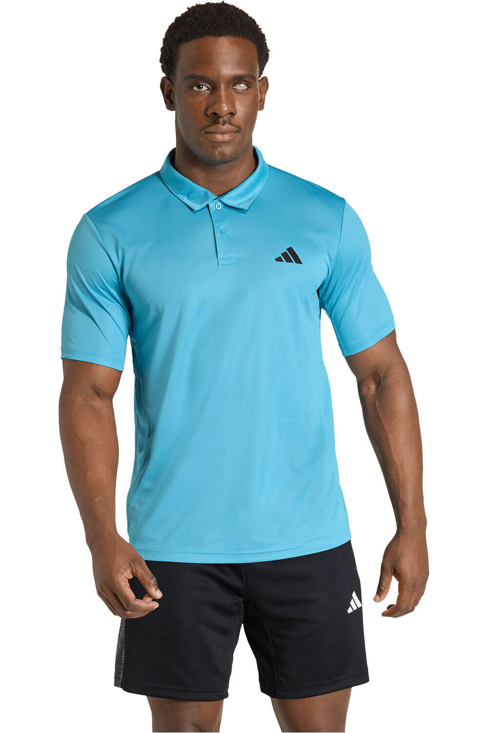adidas polo manga corta hombre POLO ENTRENAMIENTO ESSENTIALS BASE vista frontal