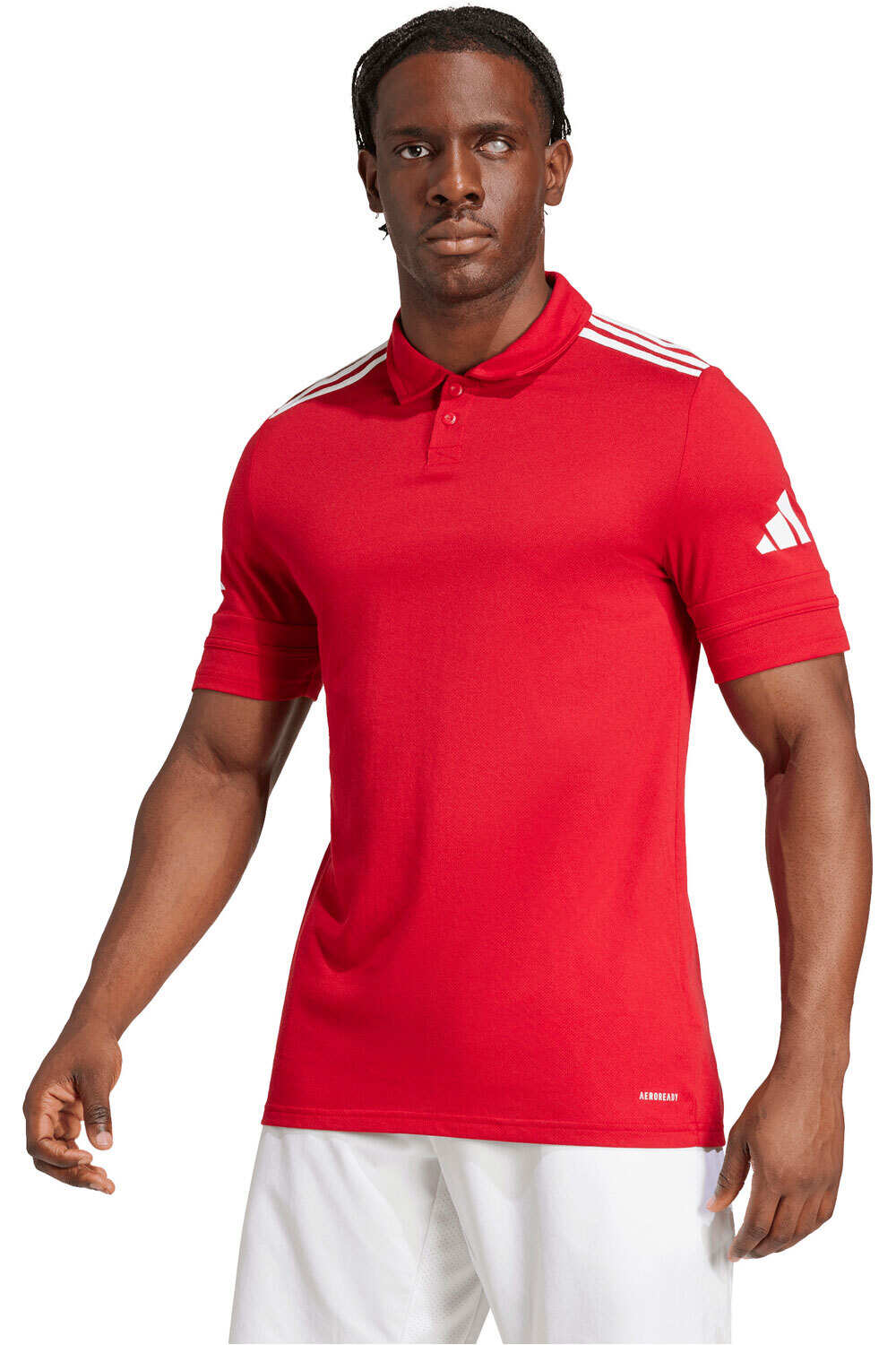 adidas polo manga corta hombre SQUADRA25 vista frontal