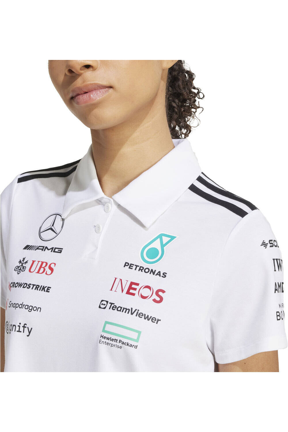 adidas polo manga corta mujer MERCEDES AMG PETRONAS F1 TEAM 04